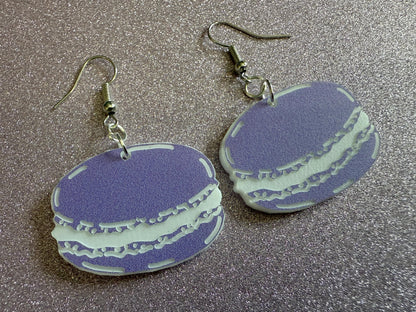 Macaron Earrings: Macaroons, Dessert, French Food, Candy, Macarons, Macaroon, Novelty Earrings, Costume Jewelry, Best Gifts for Her/Him/Them