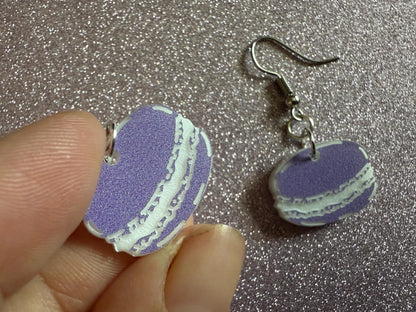 Macaron Earrings: Macaroons, Dessert, French Food, Candy, Macarons, Macaroon, Novelty Earrings, Costume Jewelry, Best Gifts for Her/Him/Them