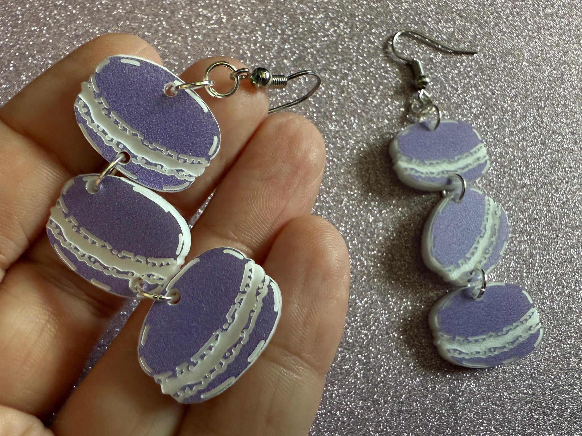 Macaron Earrings: Macaroons, Dessert, French Food, Candy, Macarons, Macaroon, Novelty Earrings, Costume Jewelry, Best Gifts for Her/Him/Them