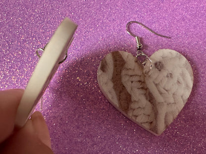 Macramé Earrings: Laser Cut Acrylic Macrame Earrings, Hobby, Knotting, Knots, Crafter, Plants, Crafts, Textile, Best Gifts for Her/Him/Them