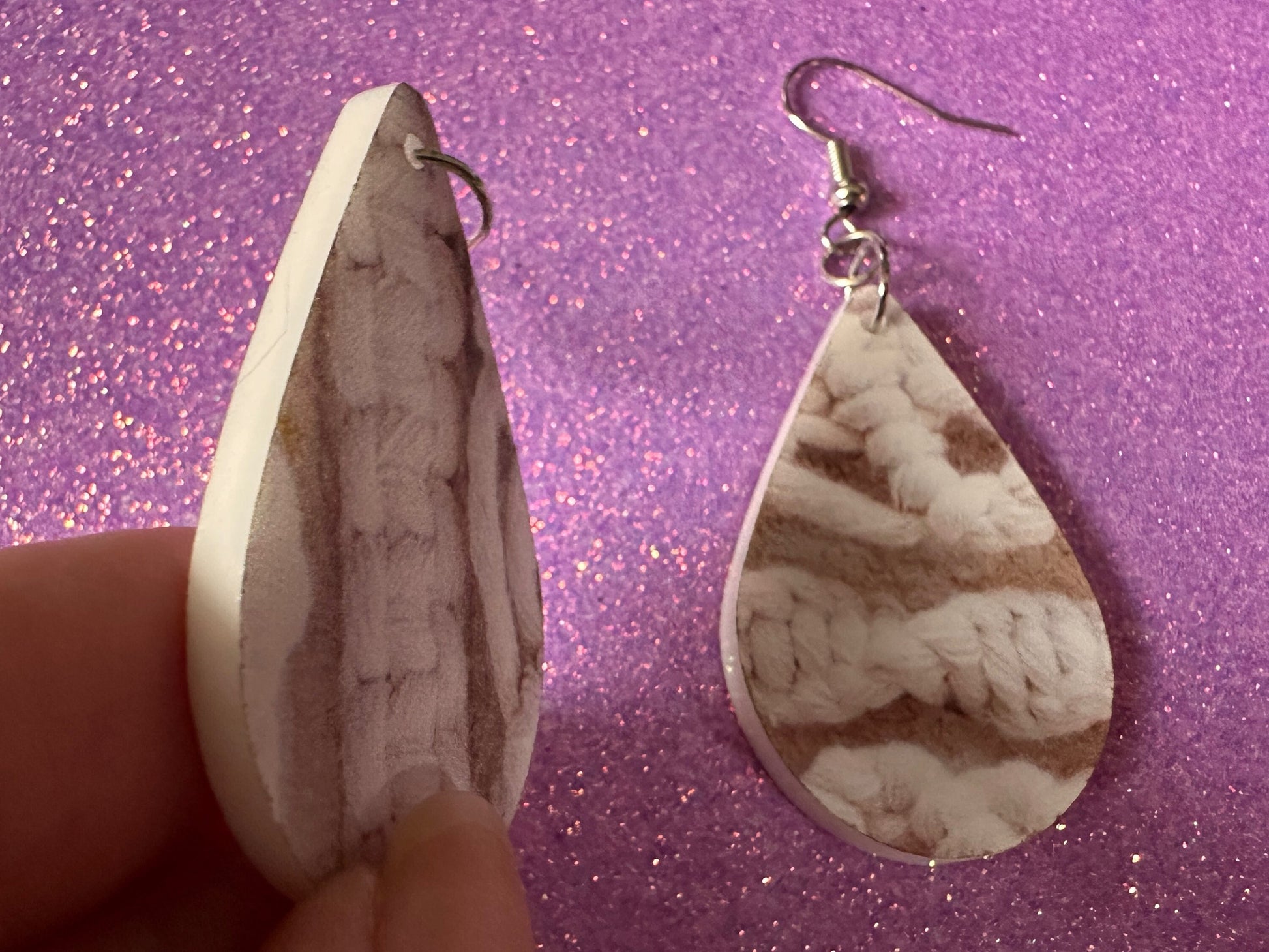 Macramé Earrings: Laser Cut Acrylic Macrame Earrings, Hobby, Knotting, Knots, Crafter, Plants, Crafts, Textile, Best Gifts for Her/Him/Them