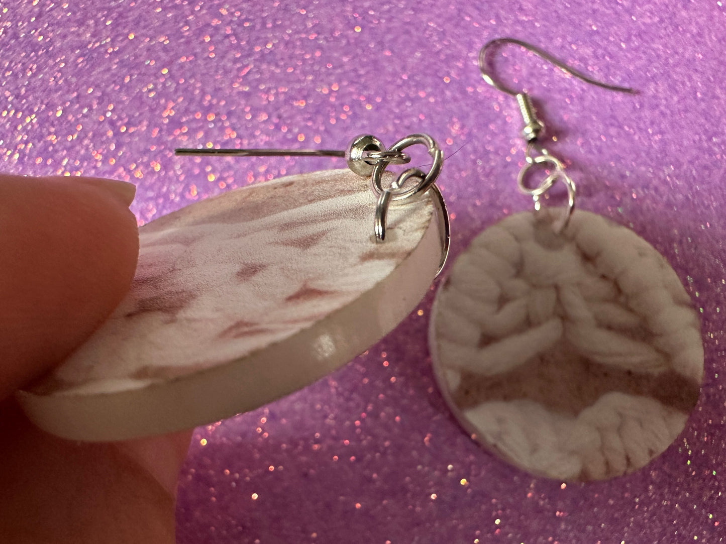Macramé Earrings: Laser Cut Acrylic Macrame Earrings, Hobby, Knotting, Knots, Crafter, Plants, Crafts, Textile, Best Gifts for Her/Him/Them