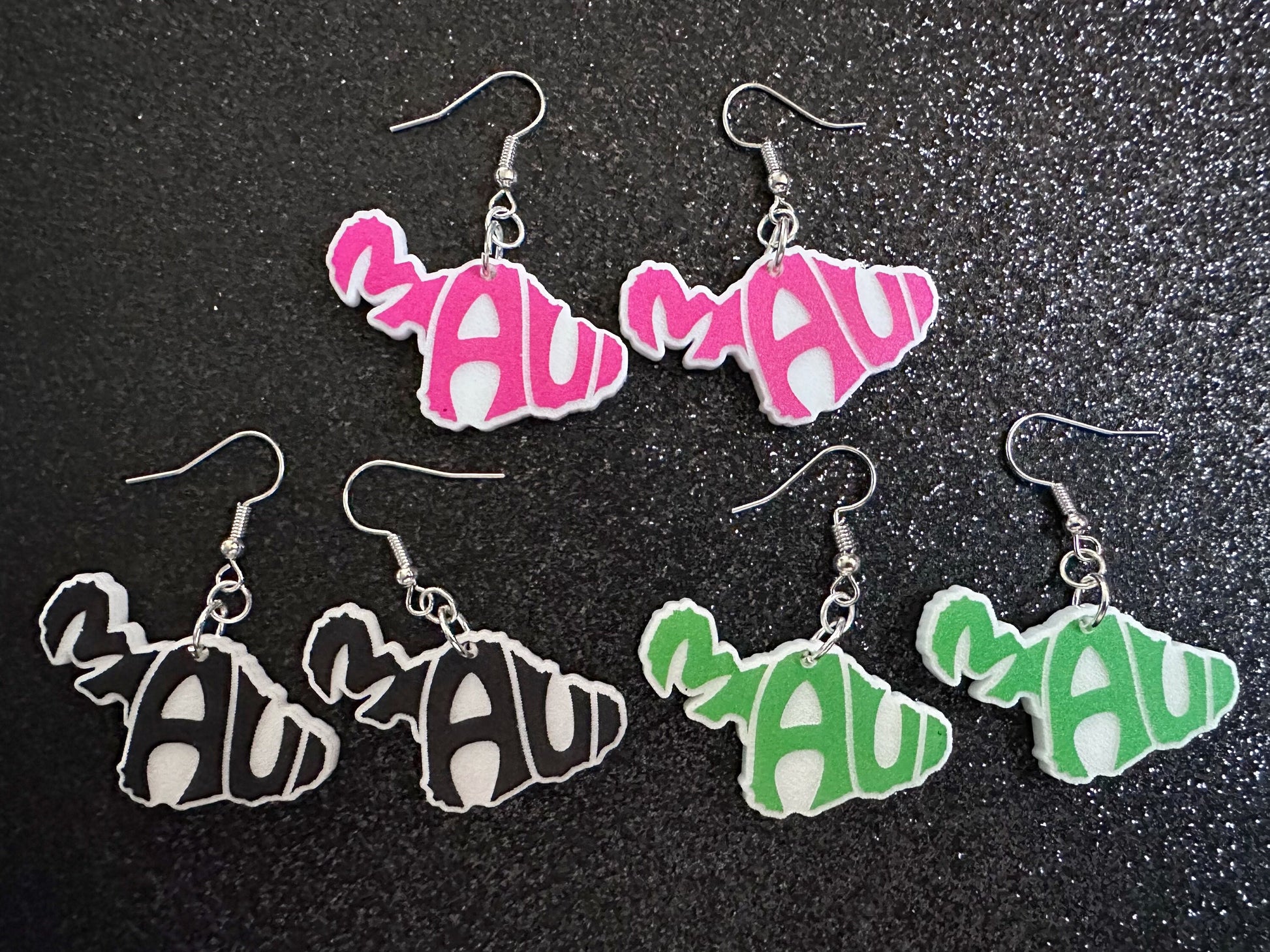 Maui Earrings: Laser Cut Acrylic Maui Earrings, Maui Strong, Lahaina Fire, Good Cause Earrings, Hawaii, Aloha, Best Gifts for Her/Him/Them