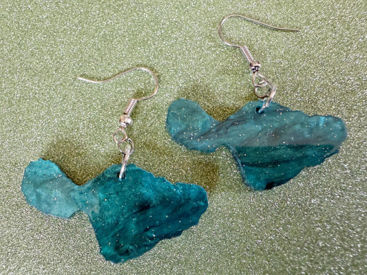 Maui Earrings: Laser Cut Acrylic Maui Earrings, Maui Strong, Lahaina Fire, Good Cause Earrings, Hawaii, Aloha, Best Gifts for Her/Him/Them