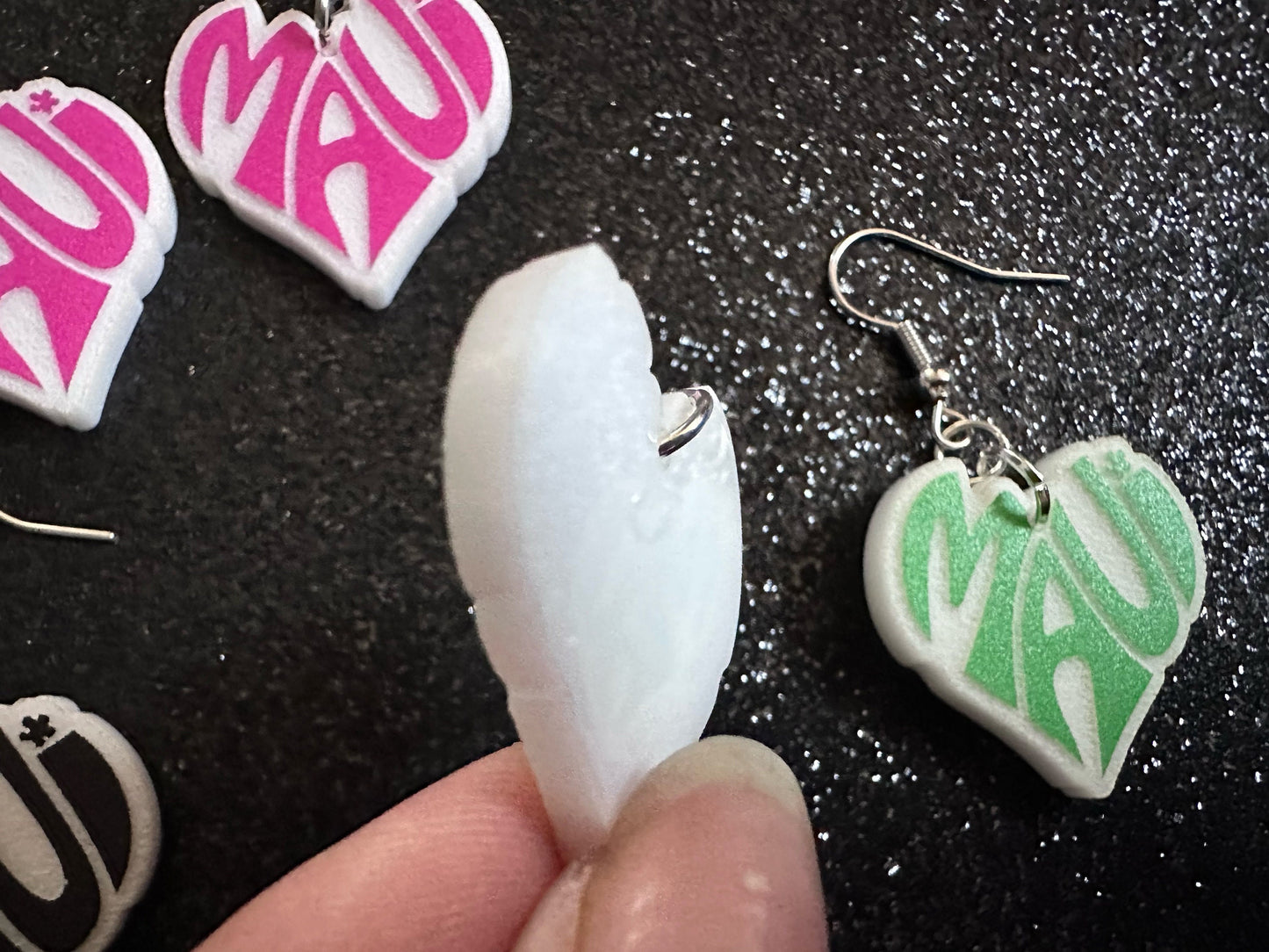 Maui Earrings: Laser Cut Acrylic Maui Earrings, Maui Strong, Lahaina Fire, Good Cause Earrings, Hawaii, Aloha, Best Gifts for Her/Him/Them