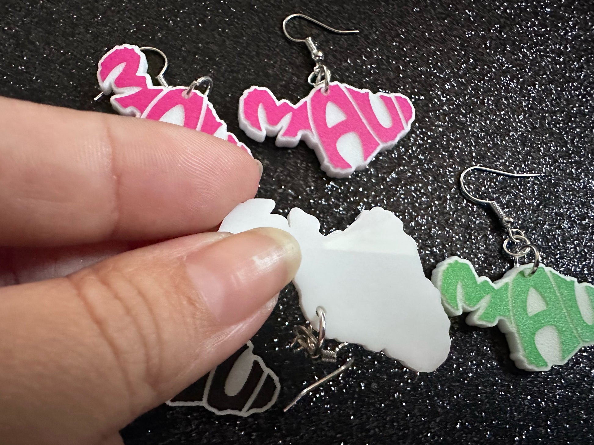 Maui Earrings: Laser Cut Acrylic Maui Earrings, Maui Strong, Lahaina Fire, Good Cause Earrings, Hawaii, Aloha, Best Gifts for Her/Him/Them