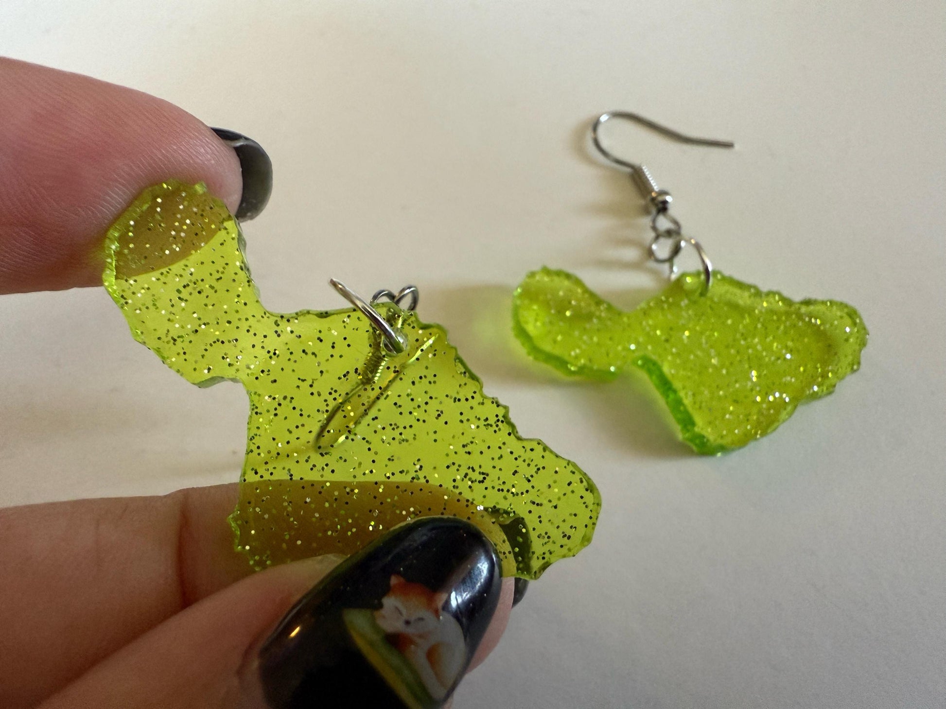 Maui Earrings: Laser Cut Acrylic Maui Earrings, Maui Strong, Lahaina Fire, Good Cause Earrings, Hawaii, Aloha, Best Gifts for Her/Him/Them