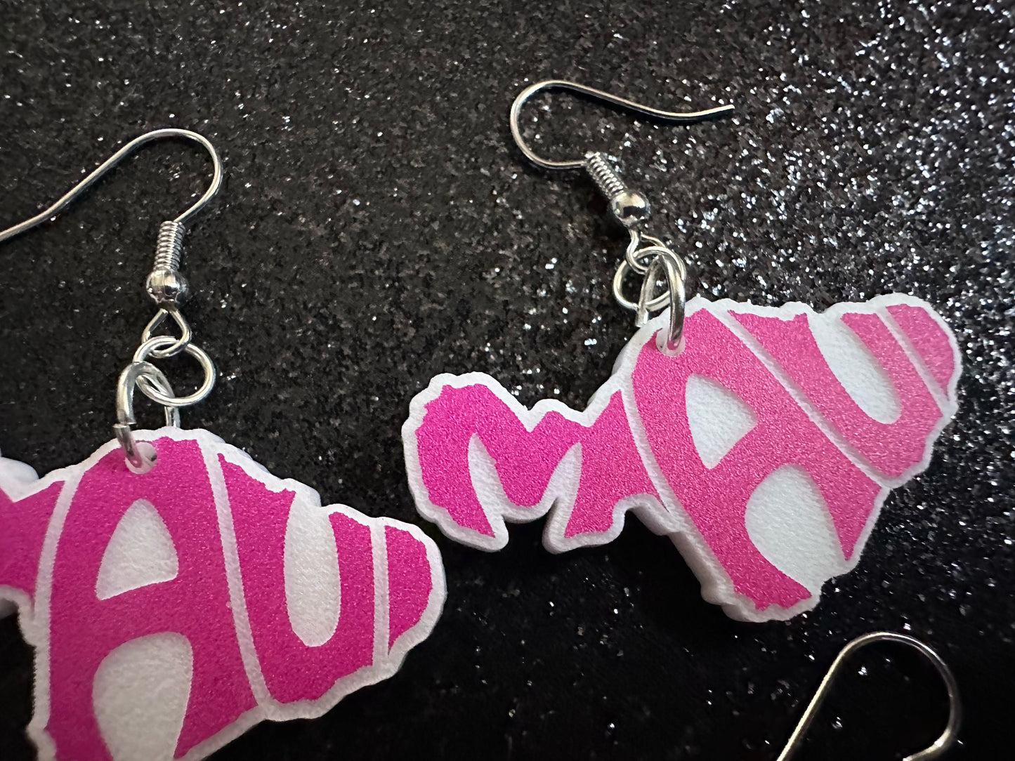 Maui Earrings: Laser Cut Acrylic Maui Earrings, Maui Strong, Lahaina Fire, Good Cause Earrings, Hawaii, Aloha, Best Gifts for Her/Him/Them