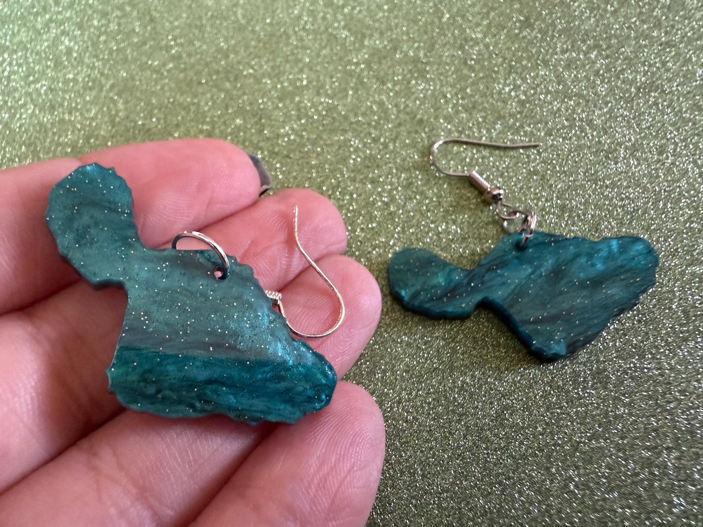 Maui Earrings: Laser Cut Acrylic Maui Earrings, Maui Strong, Lahaina Fire, Good Cause Earrings, Hawaii, Aloha, Best Gifts for Her/Him/Them