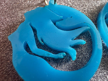 Mermaid Tail Earrings: Lase Cut Acrylic Mermaid Tails, Mermaid Scales, Mermaids, Ocean, Aquatic, Magic, Novelty, Best Gifts for Her/Him/Them