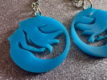 Mermaid Tail Earrings: Lase Cut Acrylic Mermaid Tails, Mermaid Scales, Mermaids, Ocean, Aquatic, Magic, Novelty, Best Gifts for Her/Him/Them