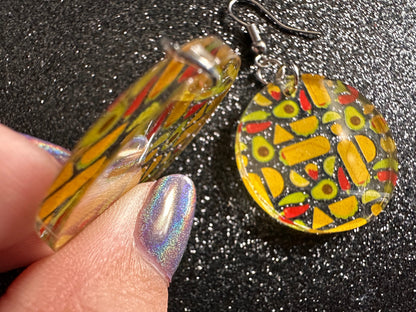 Mexican Food Earrings: Laser Cut Acrylic Tacos, Burritos, Guacamole, Avocado, Chips, Chili Pepper, Lime, Cuisine Best Gifts for Her/Him/Them