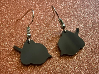 Mini Acorn Earrings: Laser Cut Acrylic Acorns, Forest, Fall, Autumn, Nuts, Nature, Squirrel, Holidays, Novelty, Gifts for Her/Him/Them