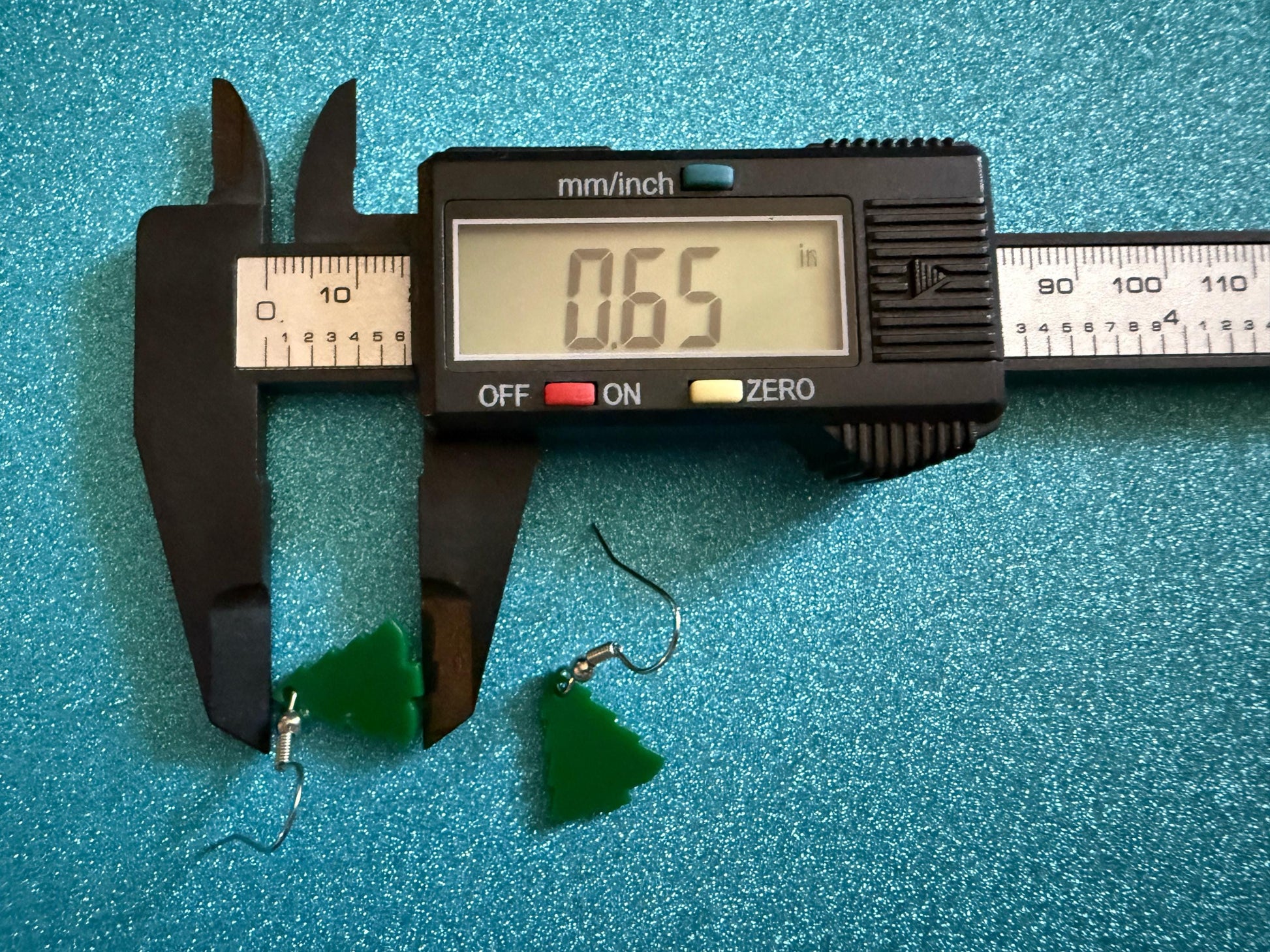 Mini Christmas Tree Earrings: Laser Cut Acrylic X-mas Trees, Evergreens, Green Earrings, Xmas, Winter, Holidays, Best Gifts for Her/Him/Them