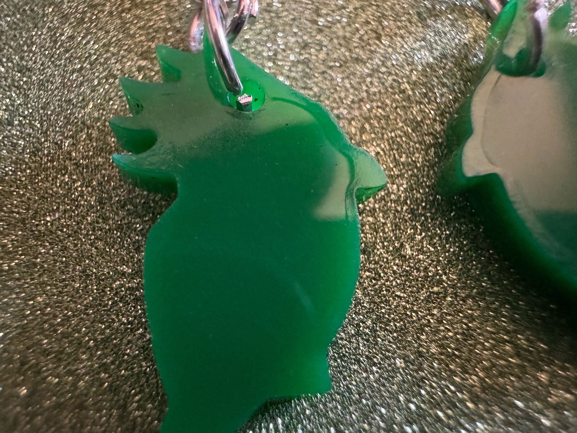 Mini Cockatoo Earrings: Laser Cut Acrylic Parrots, Cockatoos, Birds, Feathers, Parrot, Zoo, Green Earrings, Best Gifts for Her/Him/Them