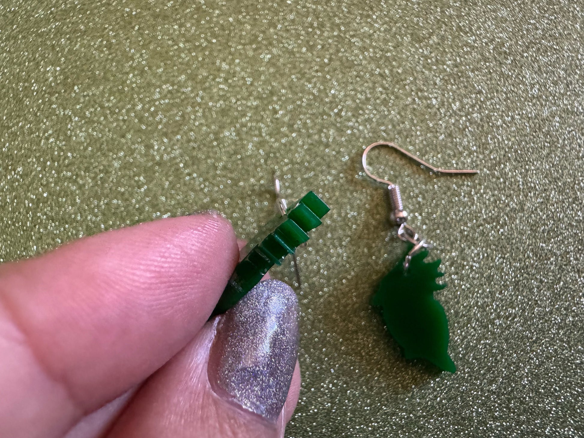 Mini Cockatoo Earrings: Laser Cut Acrylic Parrots, Cockatoos, Birds, Feathers, Parrot, Zoo, Green Earrings, Best Gifts for Her/Him/Them