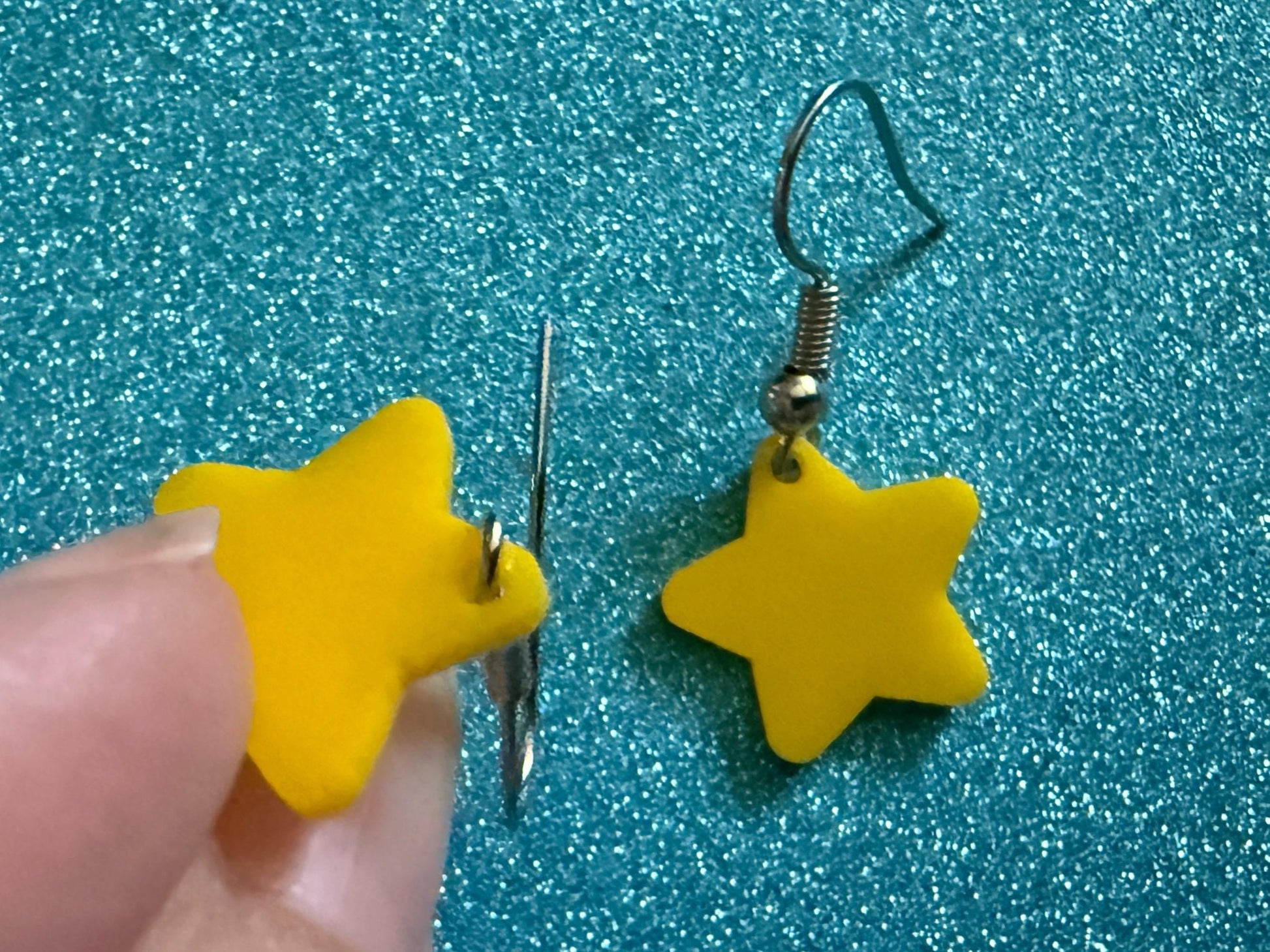 Mini Star Earrings: Laser Cut Acrylic Stars, Christmas Magic, Xmas, X-mas, Night Sky, Astrology, Astronomy, Best Gifts for Her/Him/Them