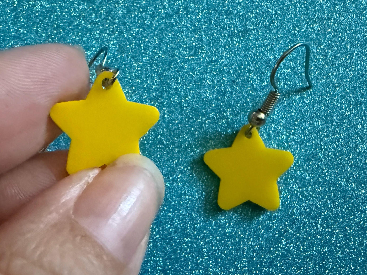 Mini Star Earrings: Laser Cut Acrylic Stars, Christmas Magic, Xmas, X-mas, Night Sky, Astrology, Astronomy, Best Gifts for Her/Him/Them