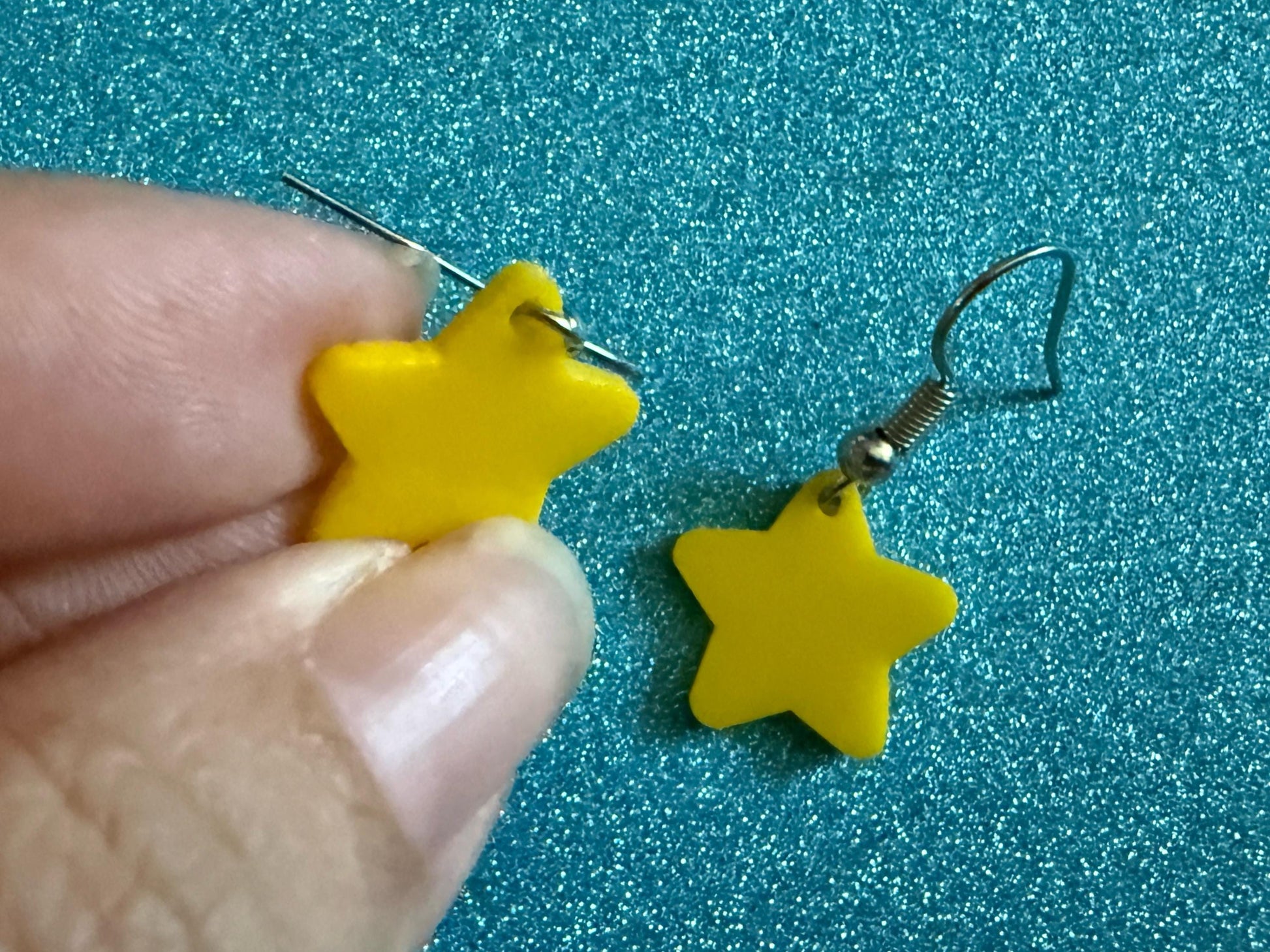 Mini Star Earrings: Laser Cut Acrylic Stars, Christmas Magic, Xmas, X-mas, Night Sky, Astrology, Astronomy, Best Gifts for Her/Him/Them