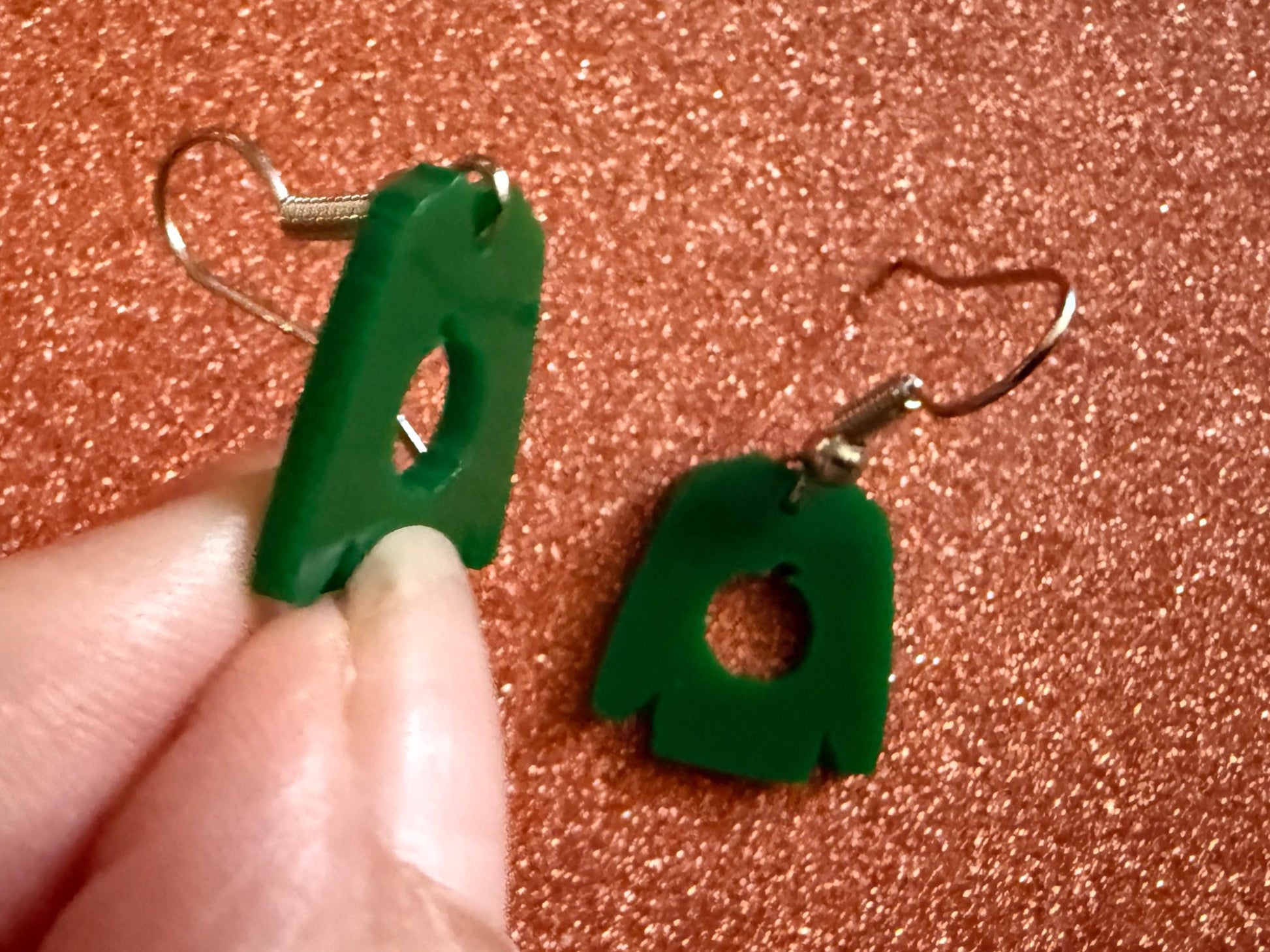 Mini Sweater Earrings: Laser Cut Acrylic Ugly Christmas Sweaters, Fall, Autumn, Holidays, Pumpkin, Green, Best Gifts for Her/Him/Them