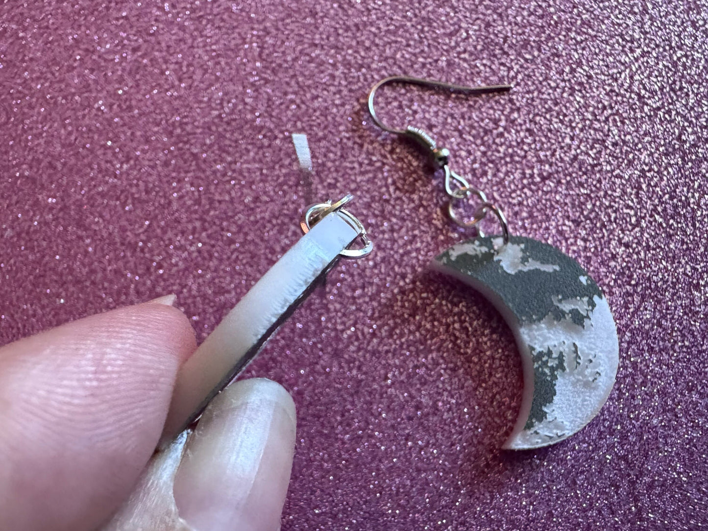 Moon Earrings: Laser Cut Acrylic Moons Earrings, Full Moon, Moon Phase, Astronomy, Crescent Moon, Waxing Moon, Best Gift for Her/Him/Them