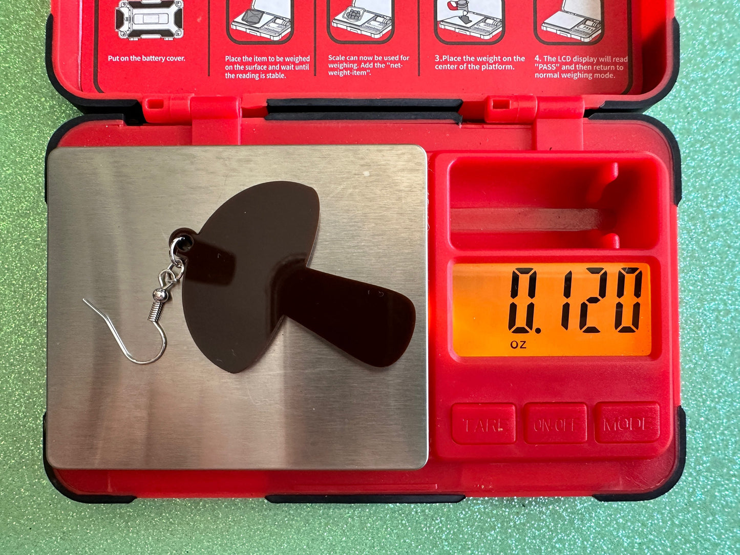 Mushroom Earrings: Dark Brown Laser Cut Acrylic Mushroom Jewelry, Mycology, Foraging, Plants, Whimsical, Fairy, Best Gifts for Her/Him/Them