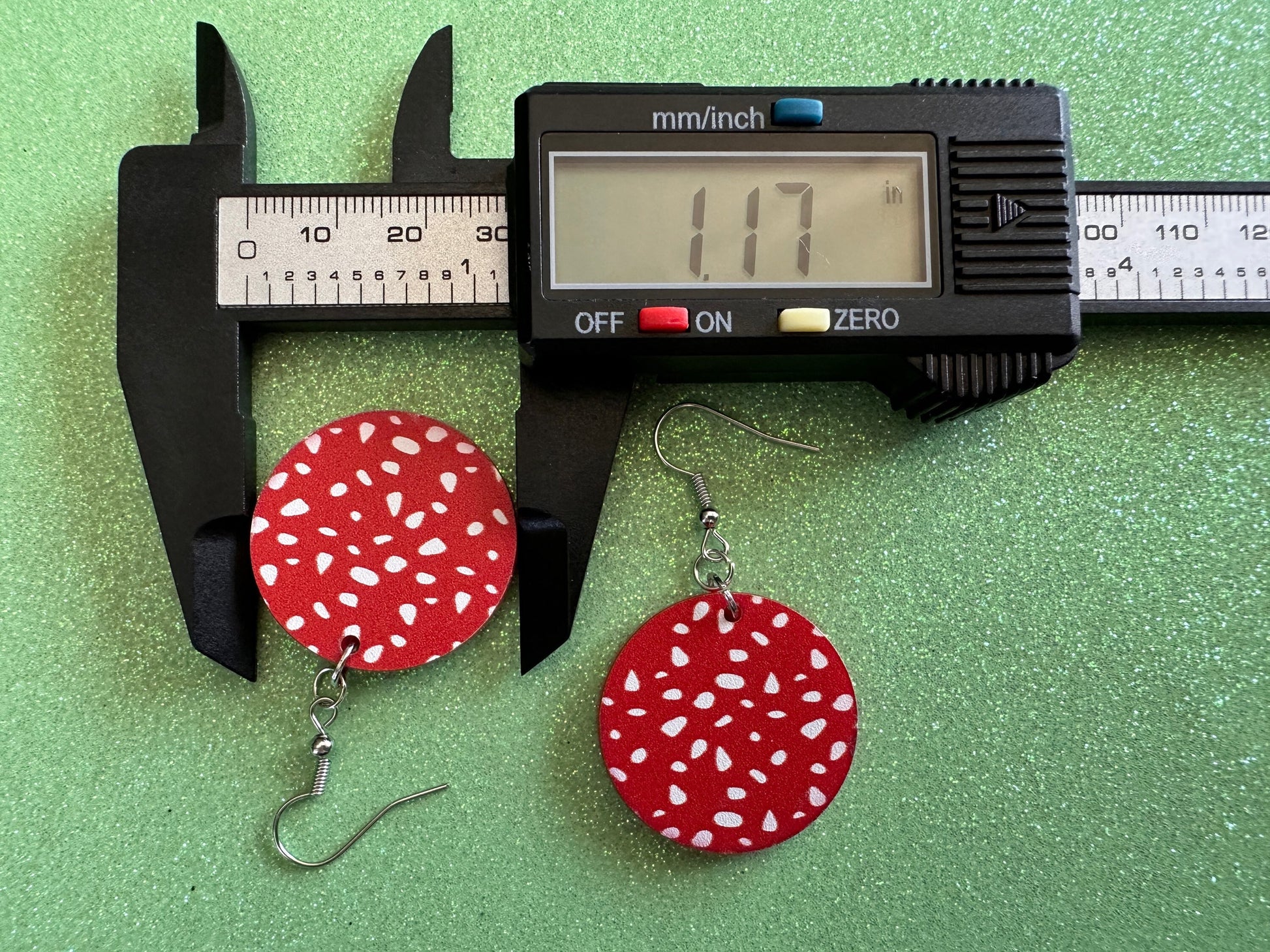 Mushroom Earrings: Laser Cut Acrylic Amanita Caps, Forest Creature, Mushies, Mycology, Fungi, Fungus, Cottage, Best Gifts for Her/Him/Them