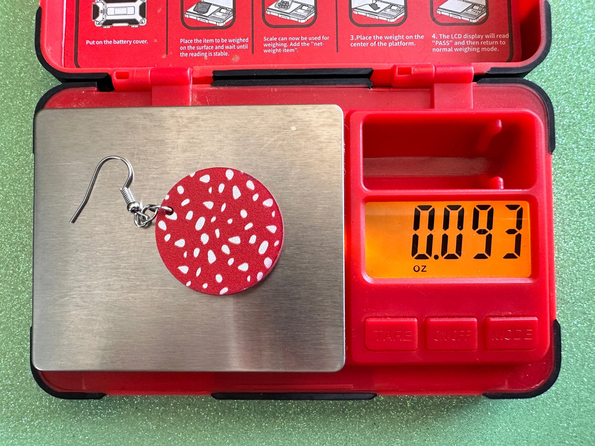 Mushroom Earrings: Laser Cut Acrylic Amanita Caps, Forest Creature, Mushies, Mycology, Fungi, Fungus, Cottage, Best Gifts for Her/Him/Them