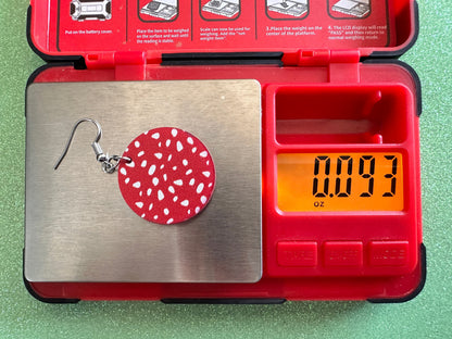 Mushroom Earrings: Laser Cut Acrylic Amanita Caps, Forest Creature, Mushies, Mycology, Fungi, Fungus, Cottage, Best Gifts for Her/Him/Them