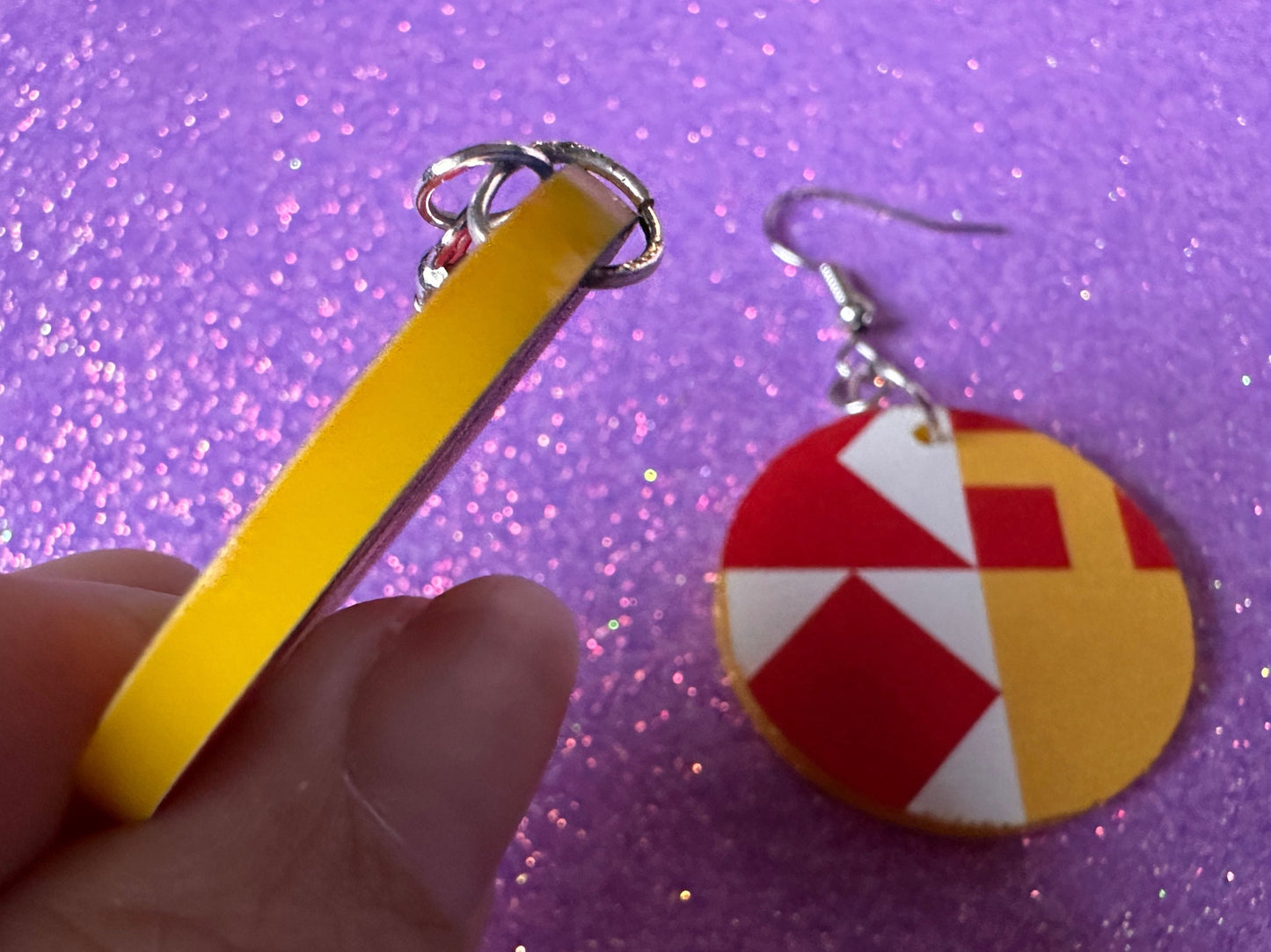Nautical Flag Earrings: Laser Cut Acrylic Maritime, Marine, Ship Steering Wheel, Anchor, Boat, Ocean, Travel, Best Gifts for Her/Him/Them