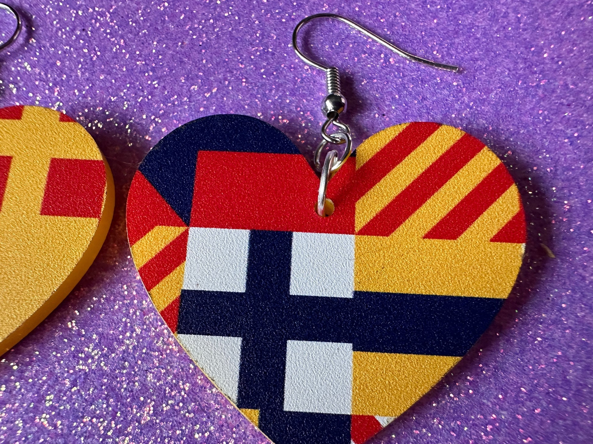 Nautical Flag Earrings: Laser Cut Acrylic Maritime, Marine, Ship Steering Wheel, Anchor, Boat, Ocean, Travel, Best Gifts for Her/Him/Them