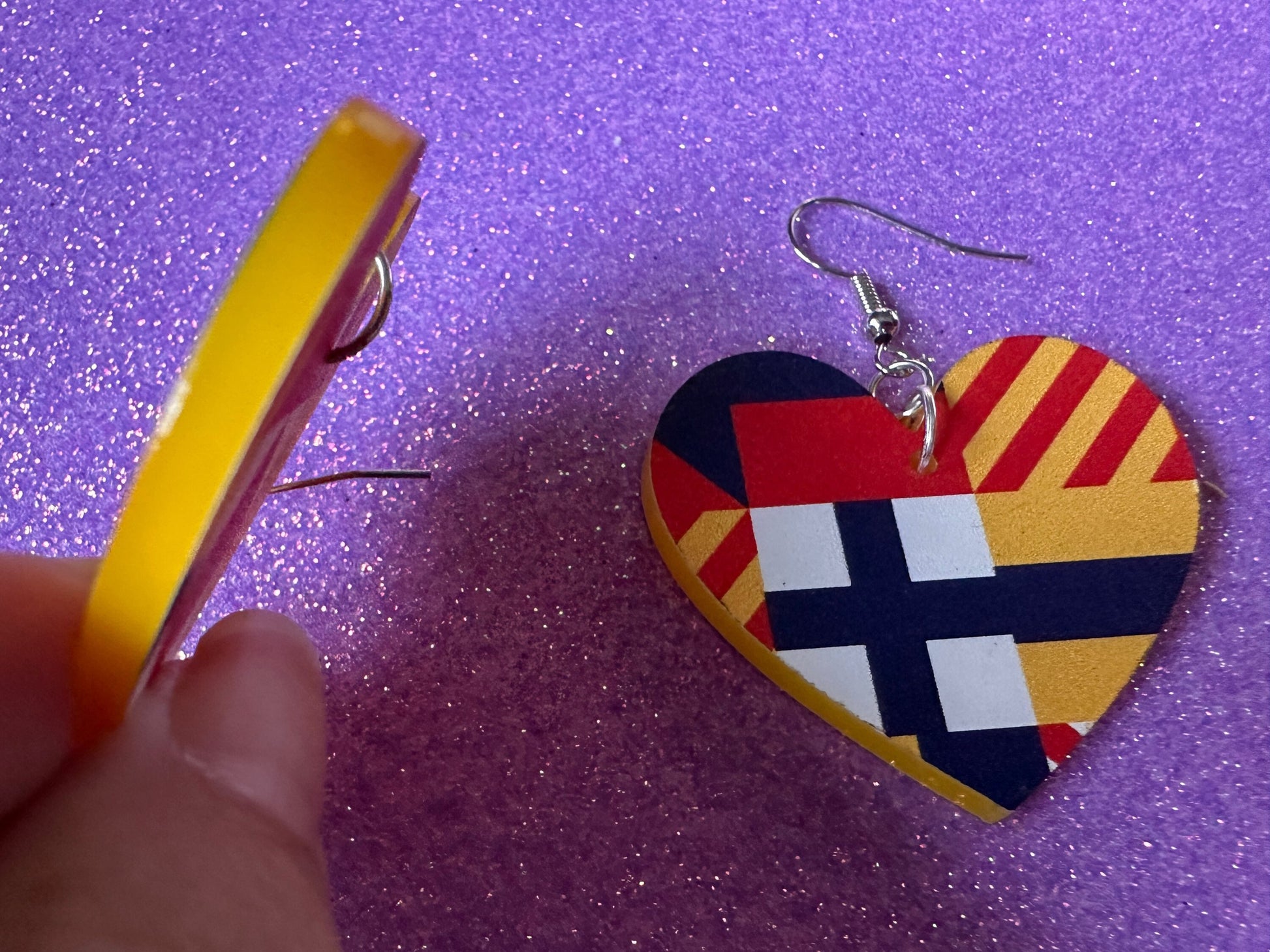 Nautical Flag Earrings: Laser Cut Acrylic Maritime, Marine, Ship Steering Wheel, Anchor, Boat, Ocean, Travel, Best Gifts for Her/Him/Them