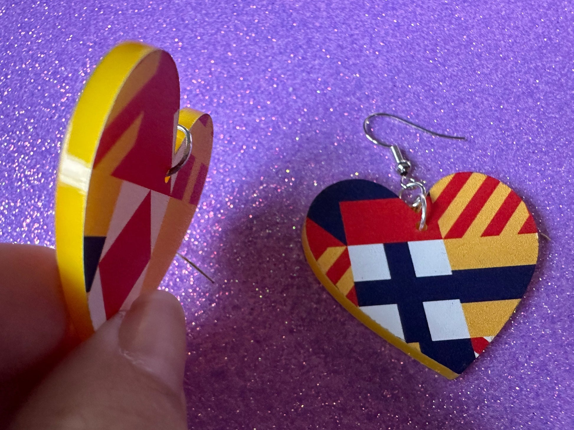 Nautical Flag Earrings: Laser Cut Acrylic Maritime, Marine, Ship Steering Wheel, Anchor, Boat, Ocean, Travel, Best Gifts for Her/Him/Them