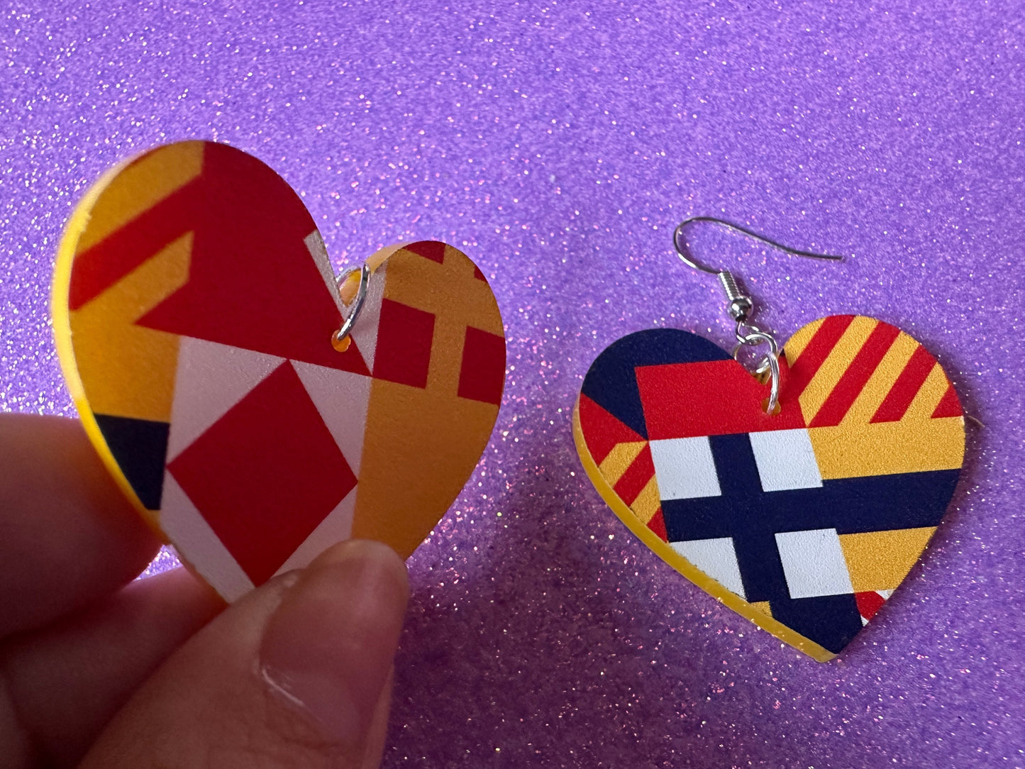 Nautical Flag Earrings: Laser Cut Acrylic Maritime, Marine, Ship Steering Wheel, Anchor, Boat, Ocean, Travel, Best Gifts for Her/Him/Them