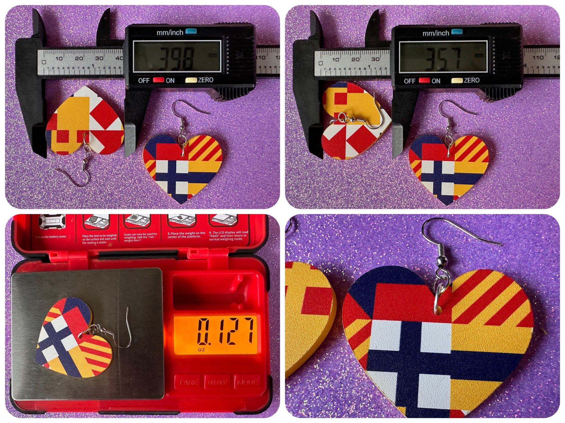 Nautical Flag Earrings: Laser Cut Acrylic Maritime, Marine, Ship Steering Wheel, Anchor, Boat, Ocean, Travel, Best Gifts for Her/Him/Them