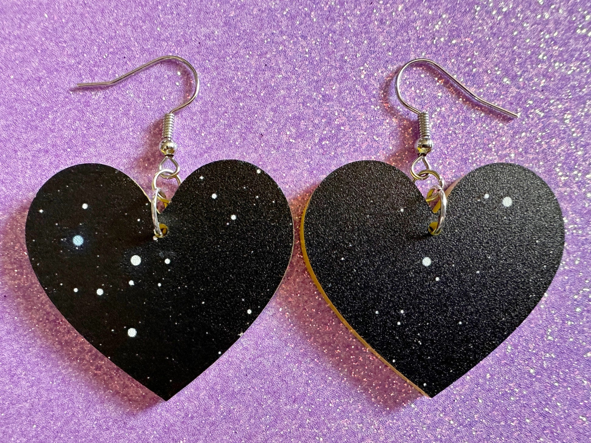 Night Sky Earrings: Laser Cut Acrylic Space Earrings, Astronomy, Stars, Planets, Astrology, NASA, Nebula, Magic, Best Gifts for Her/Him/Them