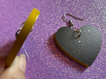 Night Sky Earrings: Laser Cut Acrylic Space Earrings, Astronomy, Stars, Planets, Astrology, NASA, Nebula, Magic, Best Gifts for Her/Him/Them