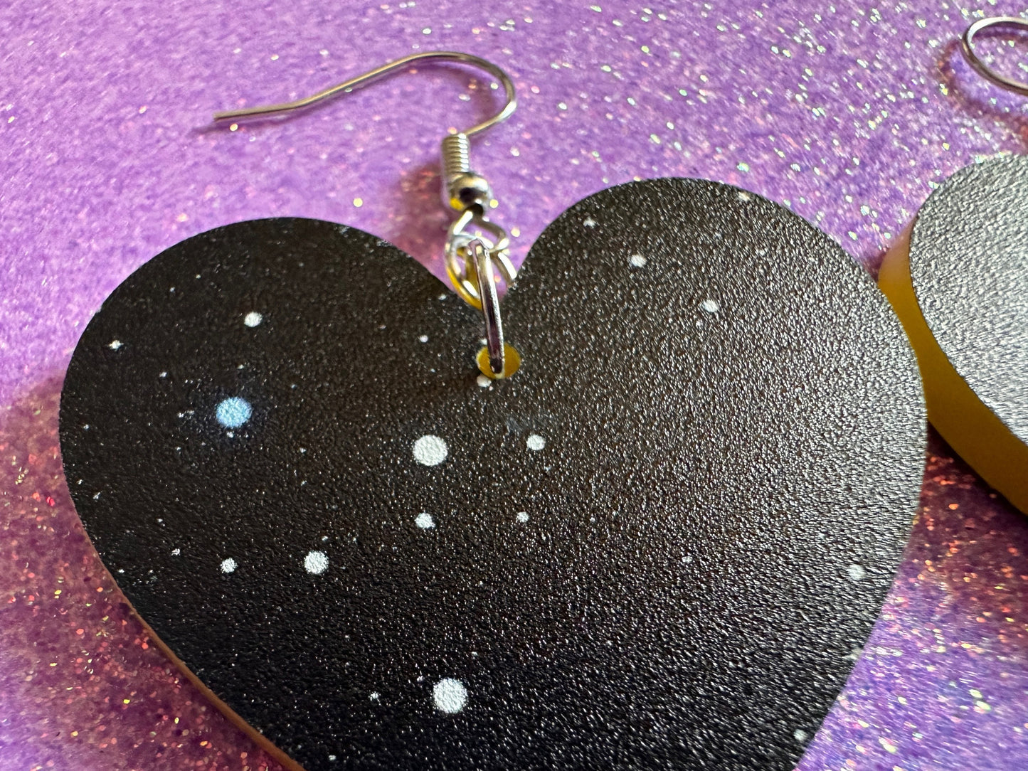 Night Sky Earrings: Laser Cut Acrylic Space Earrings, Astronomy, Stars, Planets, Astrology, NASA, Nebula, Magic, Best Gifts for Her/Him/Them