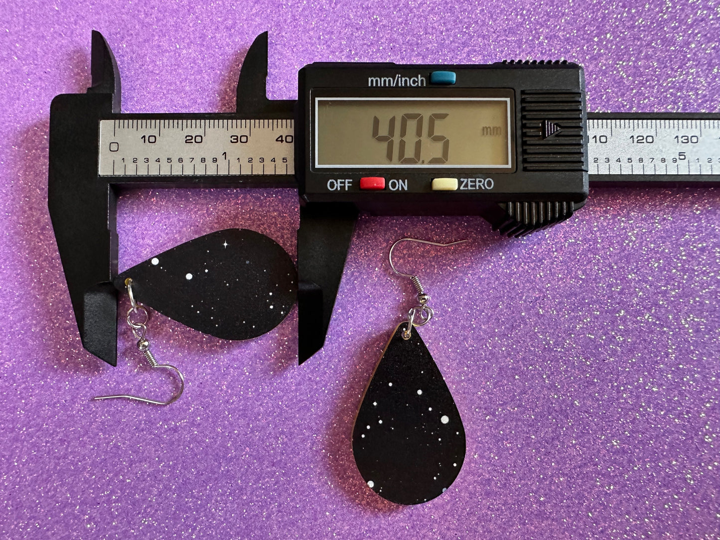 Night Sky Earrings: Laser Cut Acrylic Space Earrings, Astronomy, Stars, Planets, Astrology, NASA, Nebula, Magic, Best Gifts for Her/Him/Them