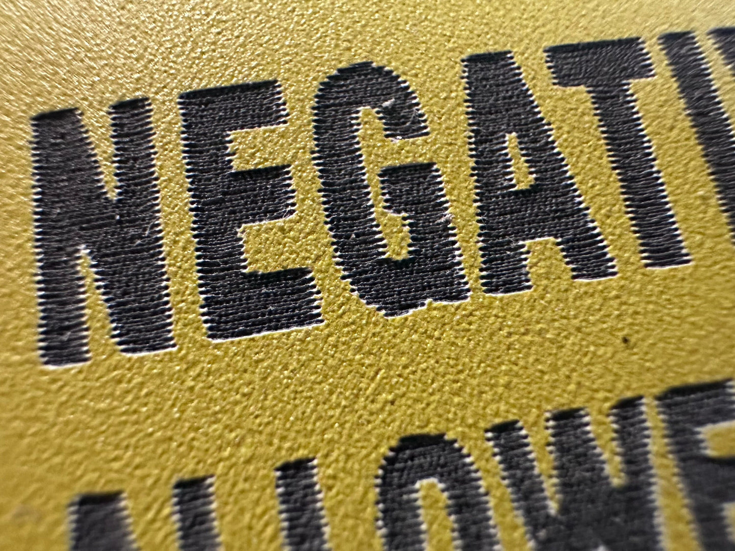 No Negativity Sign Earrings: Laser Cut Acrylic Signs, Black and Yellow Signs, Positivity Happy, Novelty, Best Gifts for Her/Him/Them