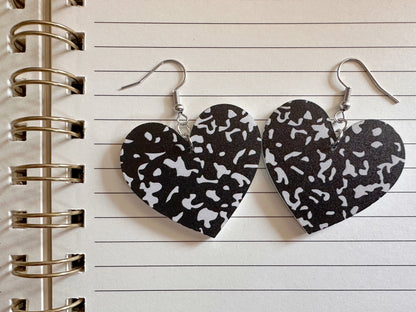 Notebook Earrings: Laser Cut Acrylic Writer Earrings, Handwriting, Stationery, Teacher, Back to School, Cursive, Best Gifts for Her/Him/Them