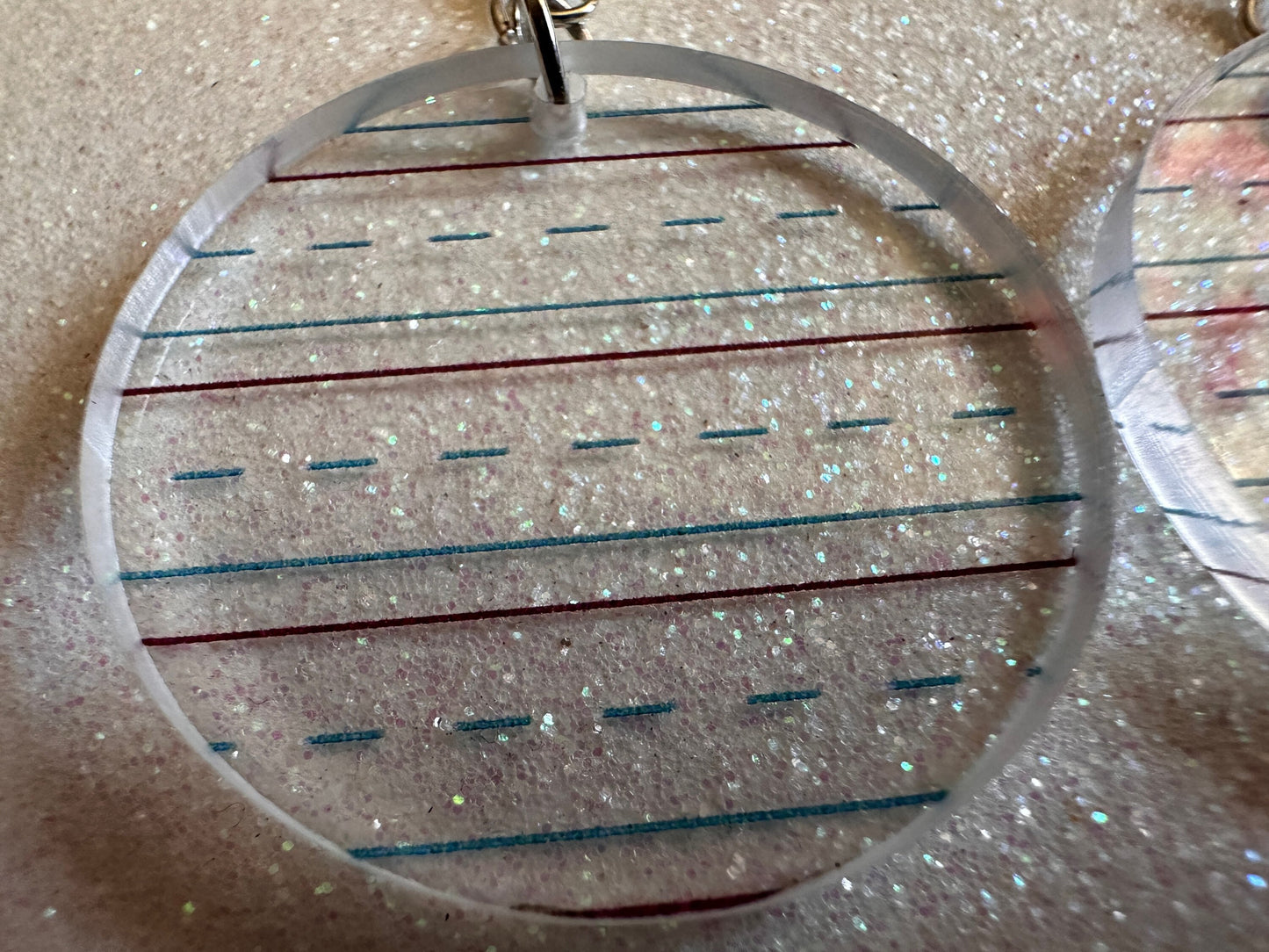 Notebook Earrings: Laser Cut Acrylic Writer Earrings, Handwriting, Stationery, Teacher, Back to School, Cursive, Best Gifts for Her/Him/Them