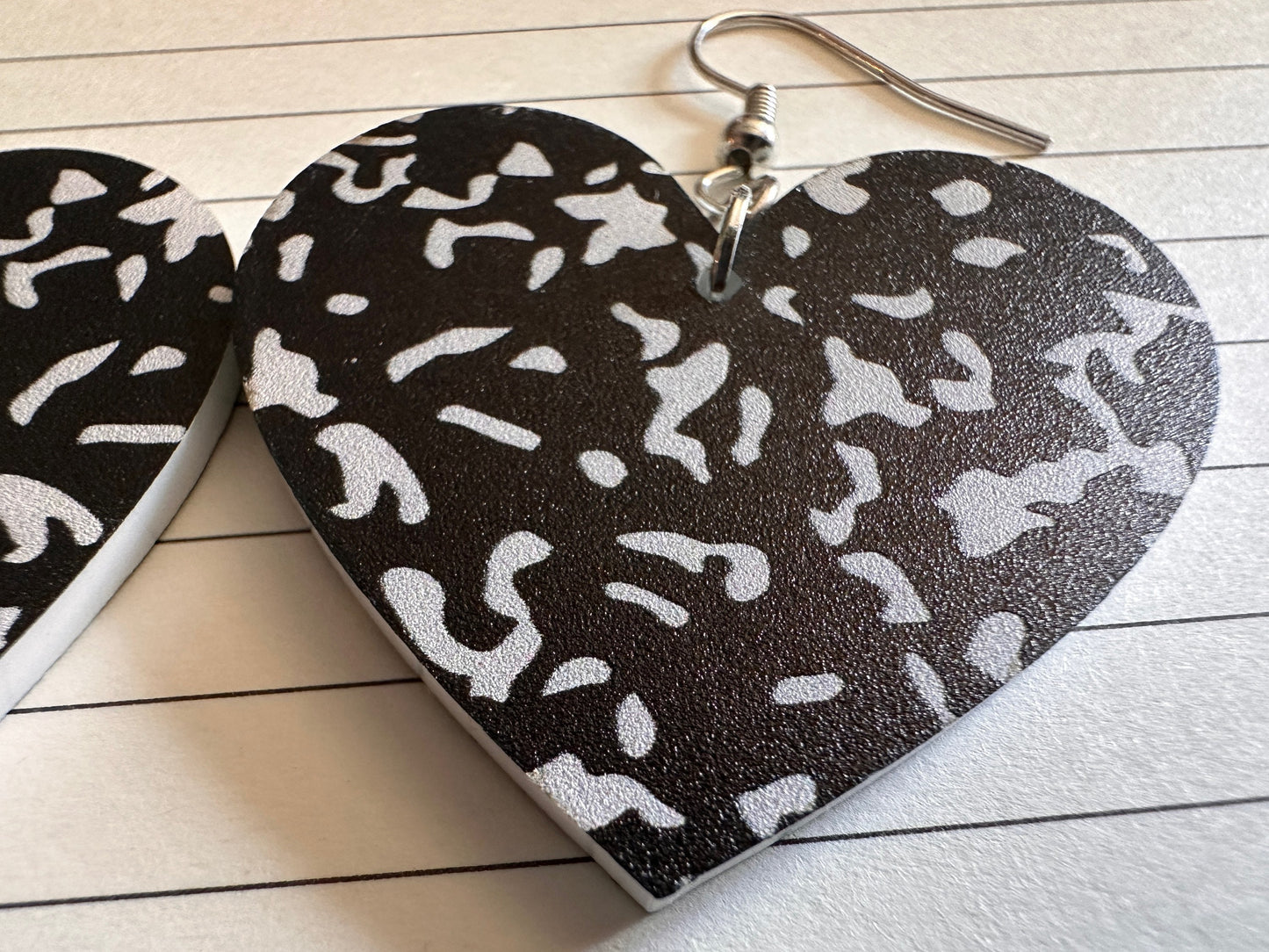 Notebook Earrings: Laser Cut Acrylic Writer Earrings, Handwriting, Stationery, Teacher, Back to School, Cursive, Best Gifts for Her/Him/Them