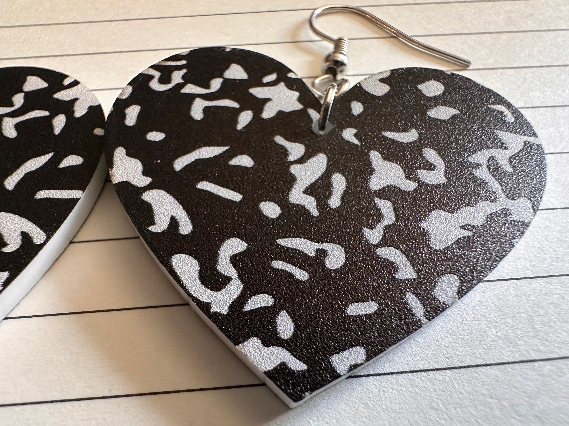 Notebook Earrings: Laser Cut Acrylic Writer Earrings, Handwriting, Stationery, Teacher, Back to School, Cursive, Best Gifts for Her/Him/Them