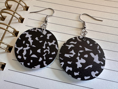Notebook Earrings: Laser Cut Acrylic Writer Earrings, Handwriting, Stationery, Teacher, Back to School, Cursive, Best Gifts for Her/Him/Them