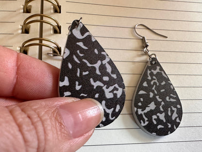 Notebook Earrings: Laser Cut Acrylic Writer Earrings, Handwriting, Stationery, Teacher, Back to School, Cursive, Best Gifts for Her/Him/Them