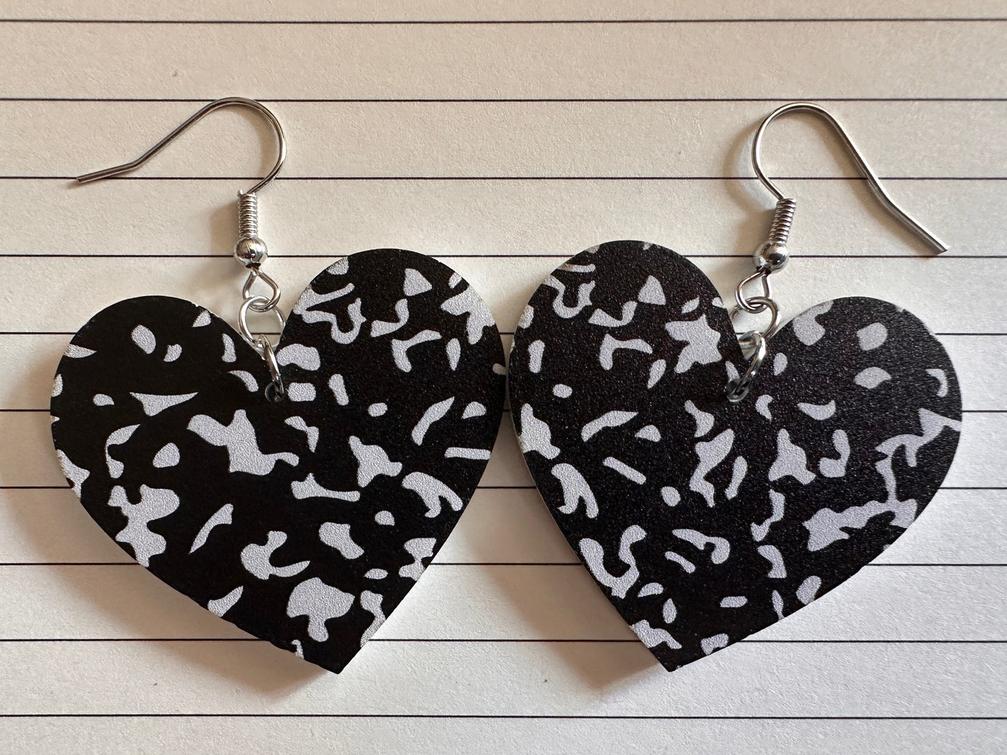 Notebook Earrings: Laser Cut Acrylic Writer Earrings, Handwriting, Stationery, Teacher, Back to School, Cursive, Best Gifts for Her/Him/Them
