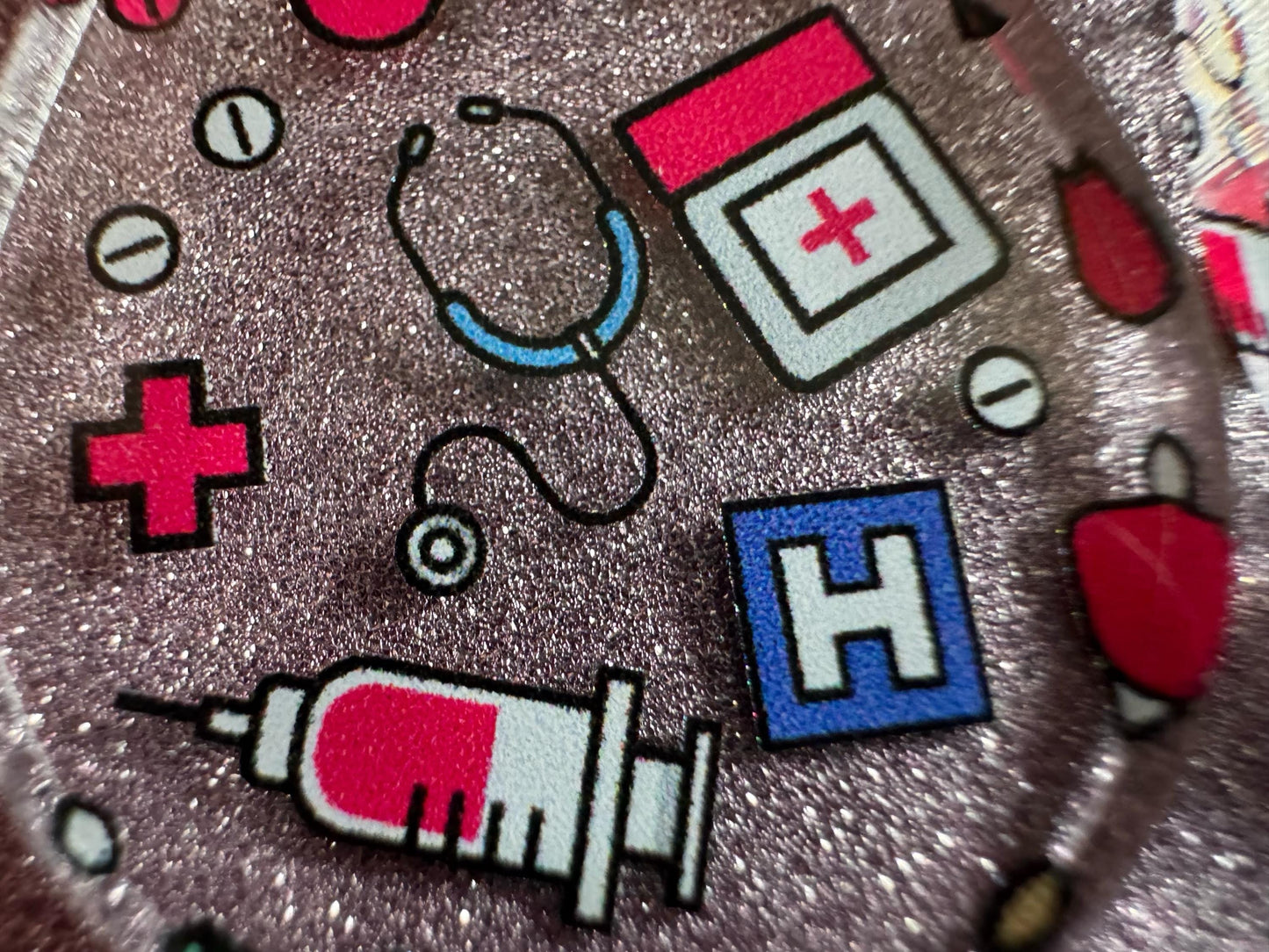 Nurse Earrings: Laser Cut Acrylic Hospital Theme Earrings, Medical, Heart Zone, Nurse, Doctor, Syringe, Bandaid, Best Gifts for Her/Him/Them
