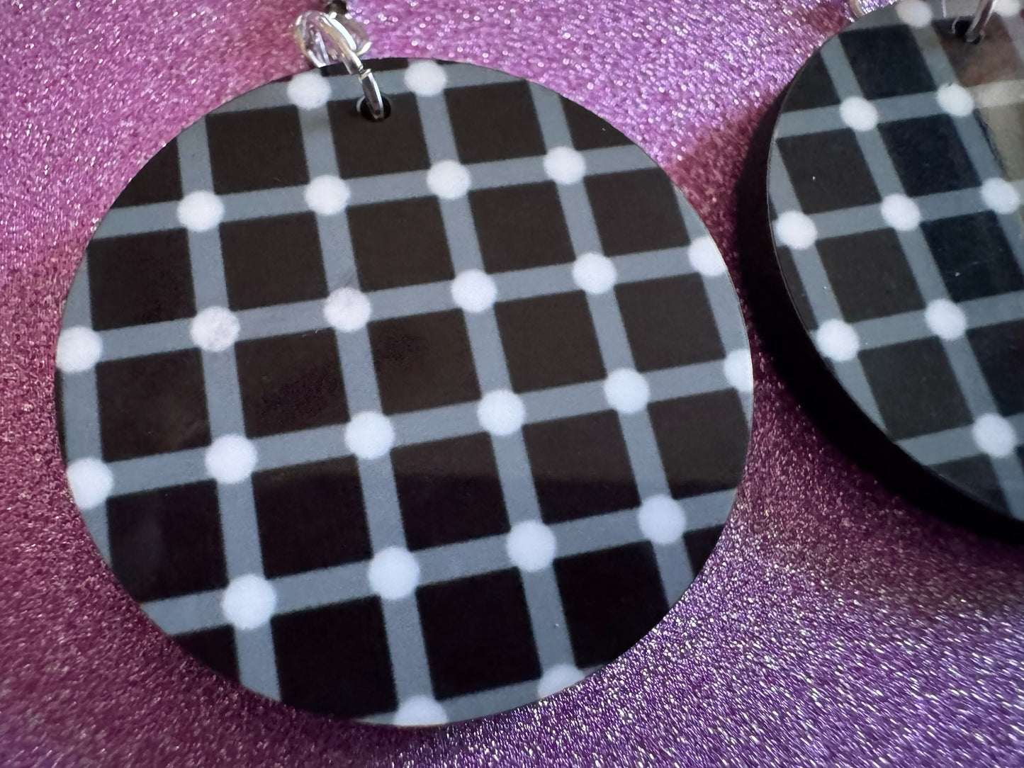Optical Illusion Earrings: Sublimated Optical Illusions, Unique Earrings, Quirky Jewelry, Hypnotic, Hypnotize, Best Gifts for Her/Him/Them