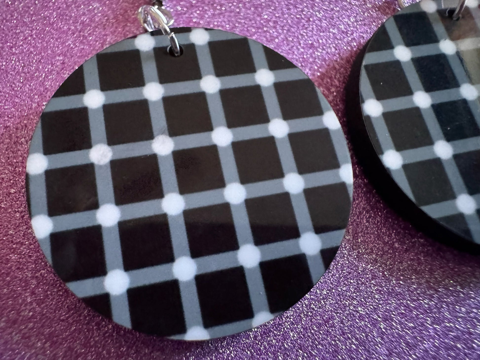 Optical Illusion Earrings: Sublimated Optical Illusions, Unique Earrings, Quirky Jewelry, Hypnotic, Hypnotize, Best Gifts for Her/Him/Them